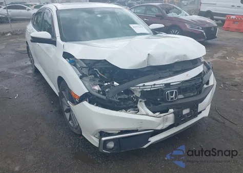 2019 Honda Civic Ex z USA, uszkodzony, nr VIN 19XFC1F38KE013694